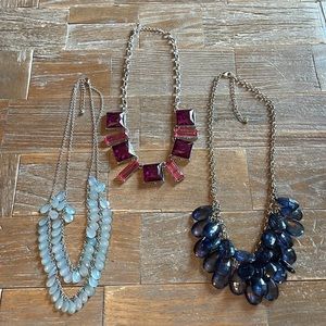 Faux Gem Statement Necklaces🖤